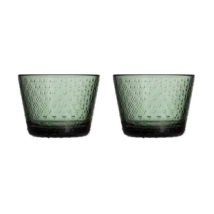 Tundra glas 16 cl 2-pak - Fyrretræsgrøn - Iittala