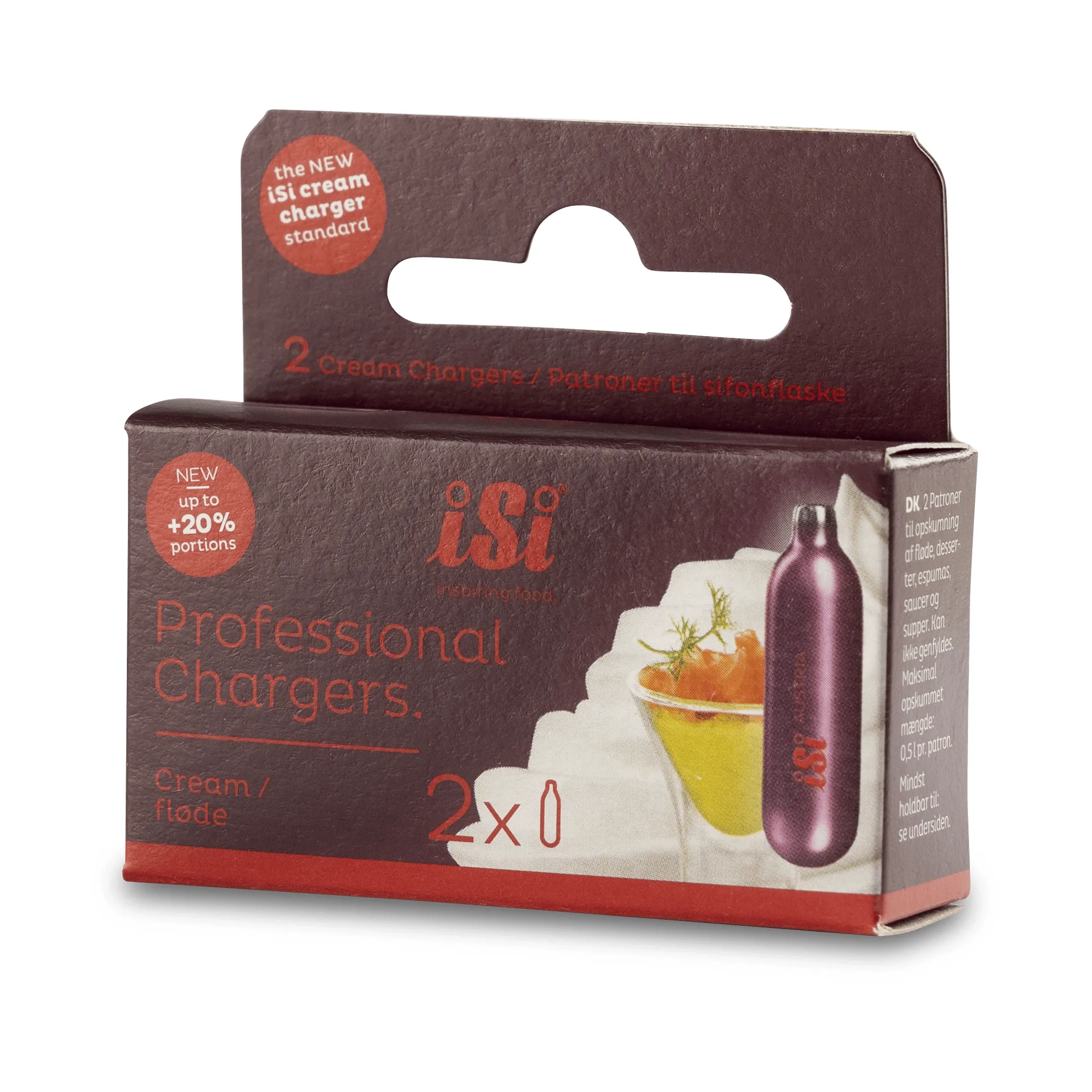 iSi Professional Chargers flødepatroner, 2-pak ISi