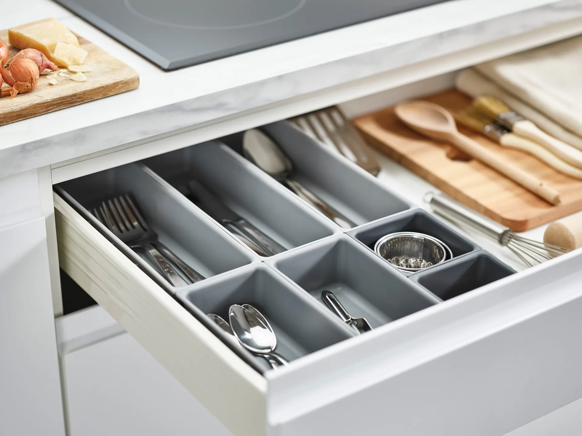 Blox organiseringssæt 7 dele, Grå Joseph Joseph