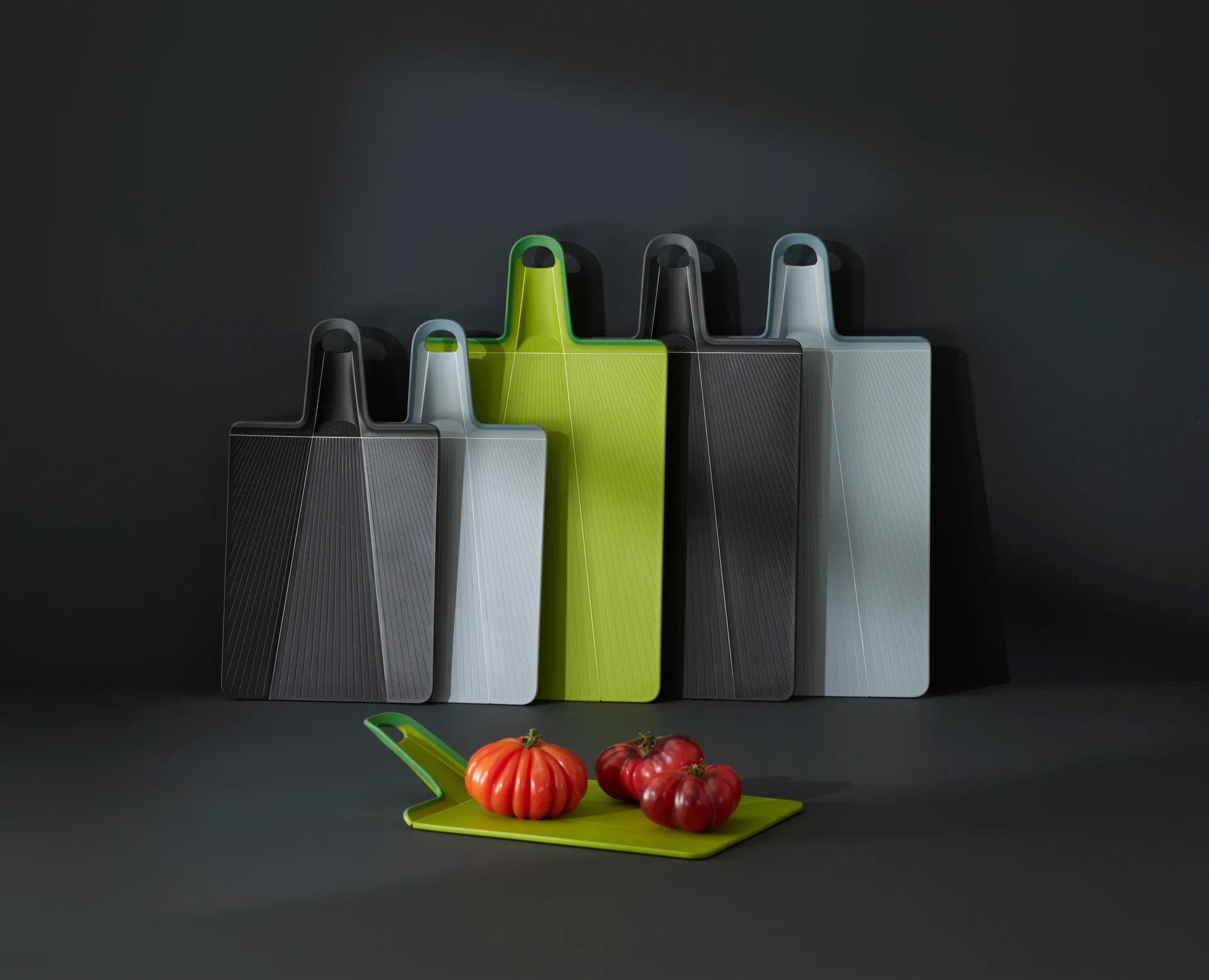 Chop2pot skærebræt plus sort, Stor Joseph Joseph