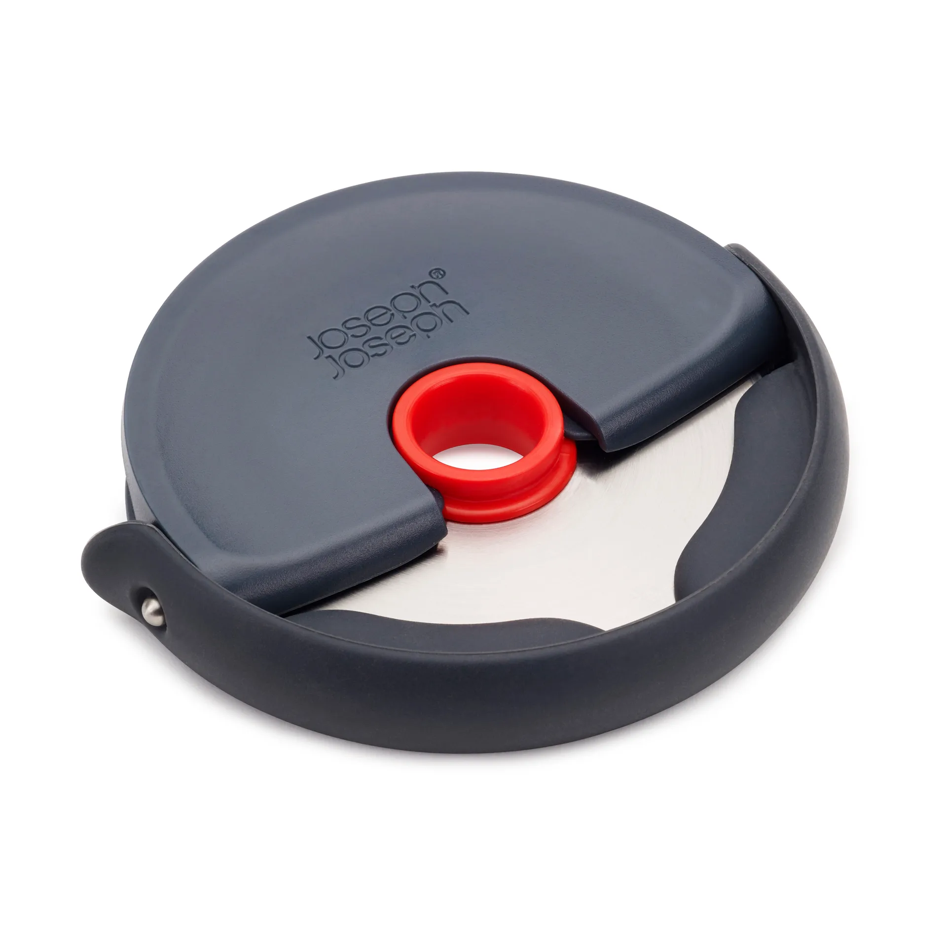 Disc easy clean pizzaskærer 12,1 cm, Grå-rustfrit stål Joseph Joseph