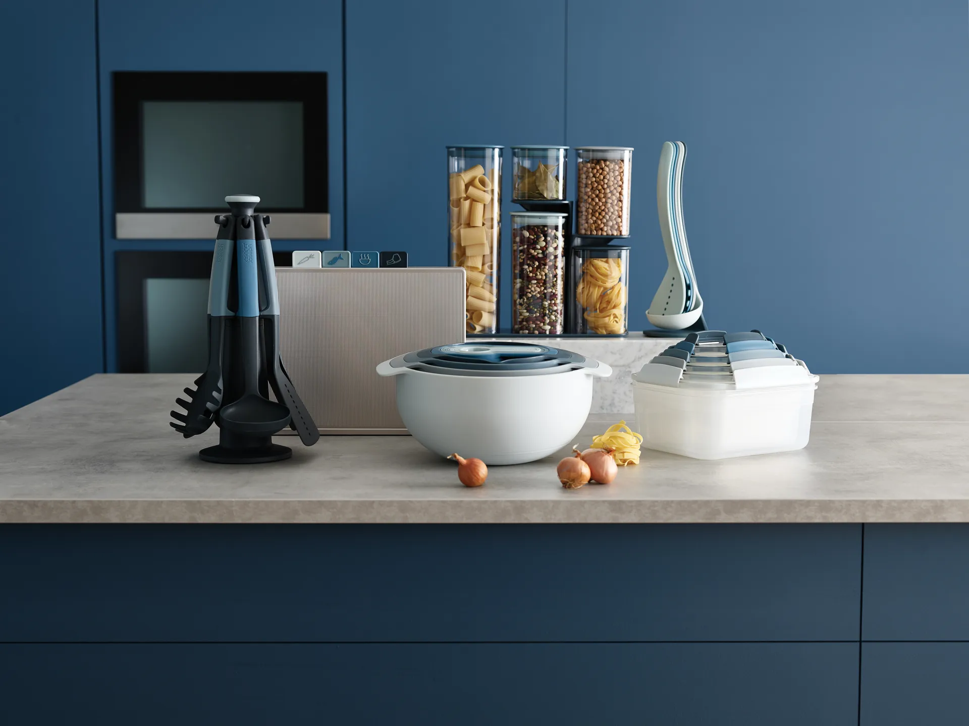 Elevate karruseludgaver 6 dele, Blå Joseph Joseph