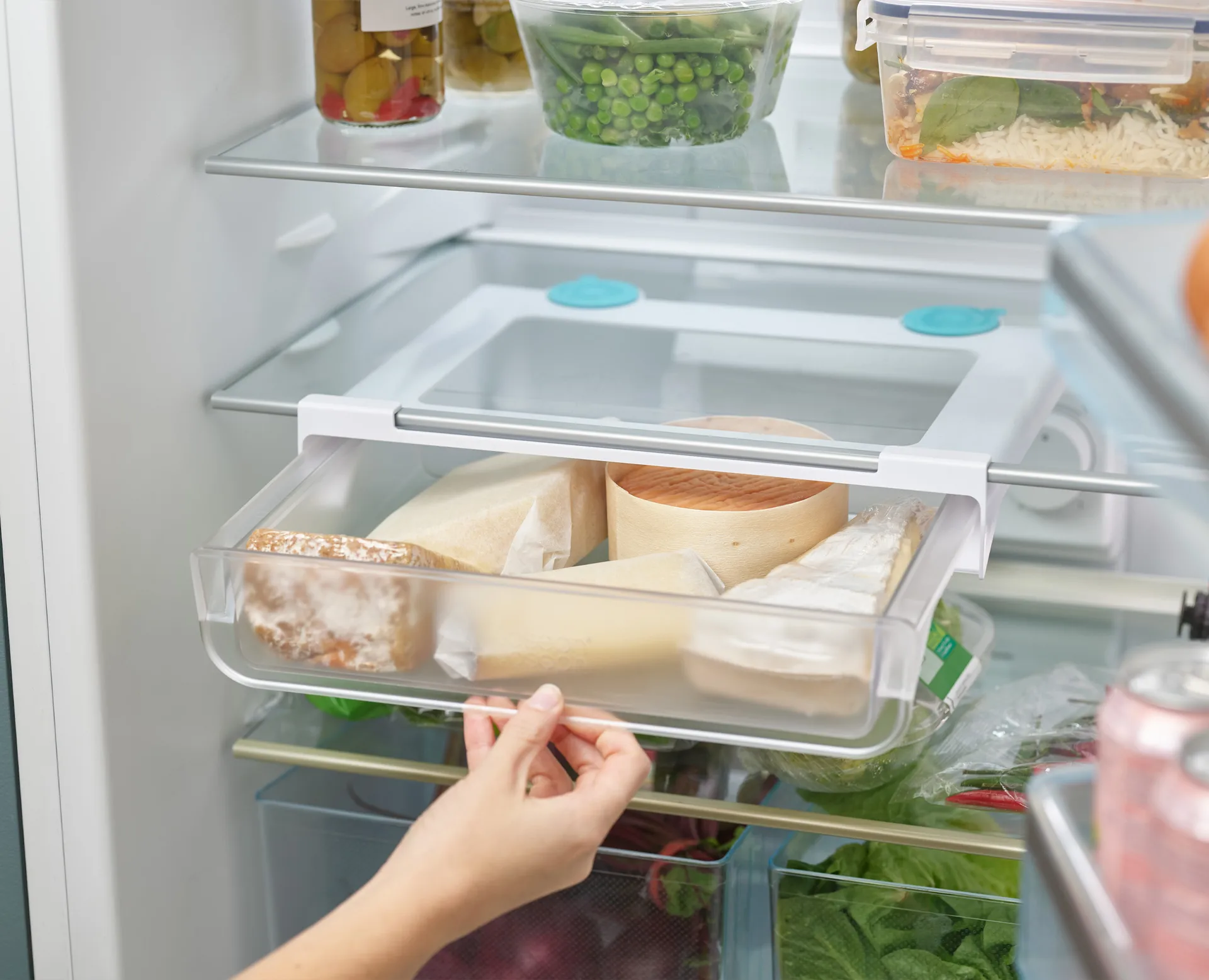 Fridgestore køleskabsopbevaring, Gennemsigtig Joseph Joseph
