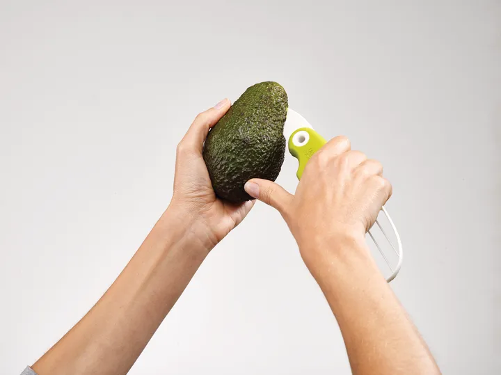 Goavocado 3-i-1 avocadodeler - Grøn-hvid - Joseph Joseph