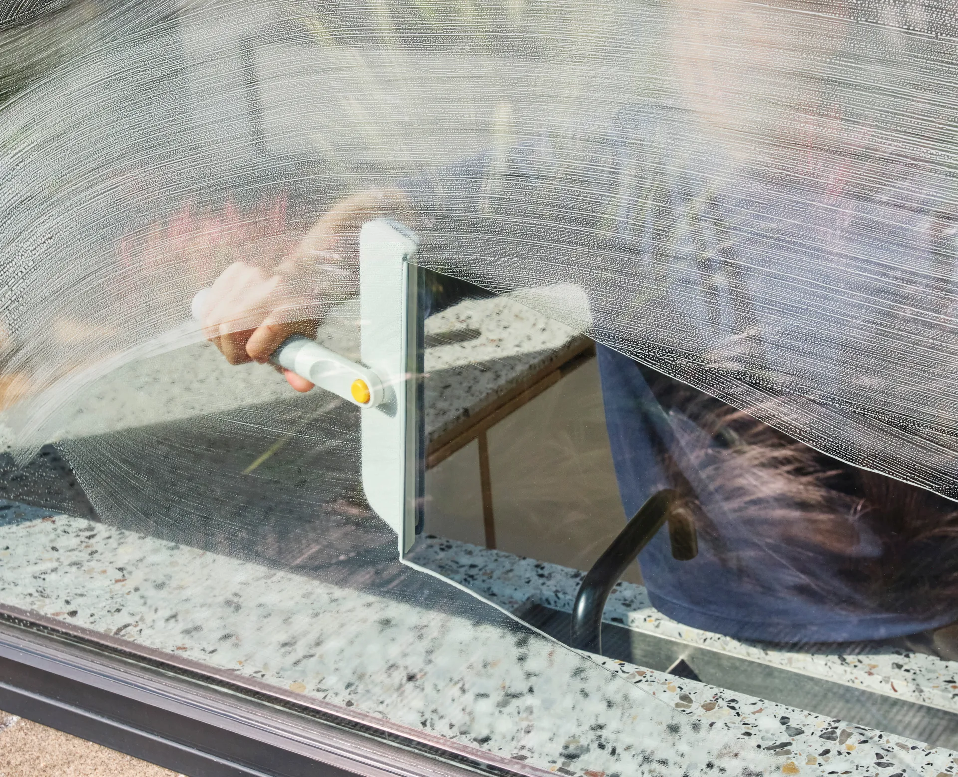 Joseph Joseph Cleantech 2-i-1 vinduesvasker, Stone Joseph Joseph