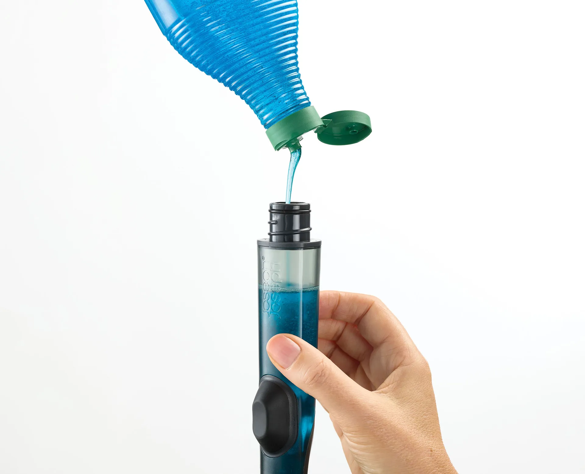 Joseph Joseph Sinktech opvaskebørste stålstativ, Clear Joseph Joseph