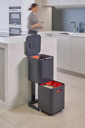 Joseph Joseph Totem Compact skraldespand 40 L - Graphite - Joseph Joseph