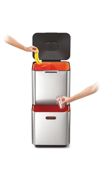 Joseph Joseph Totem Max skraldespand 60 L - Stainless steel - Joseph Joseph
