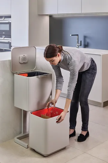 Joseph Joseph Totem Max skraldespand 60 L - Stone - Joseph Joseph