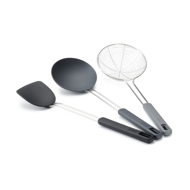 Nest fusion wok sæt 3 dele - Sort - Joseph Joseph