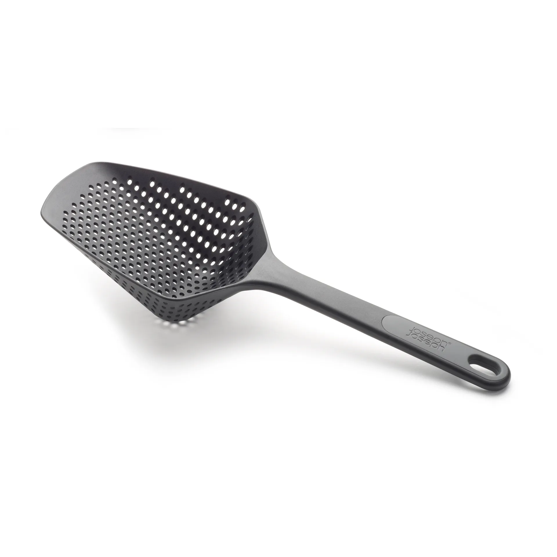 Scoop plus dørslag 34 cm, Sort Joseph Joseph