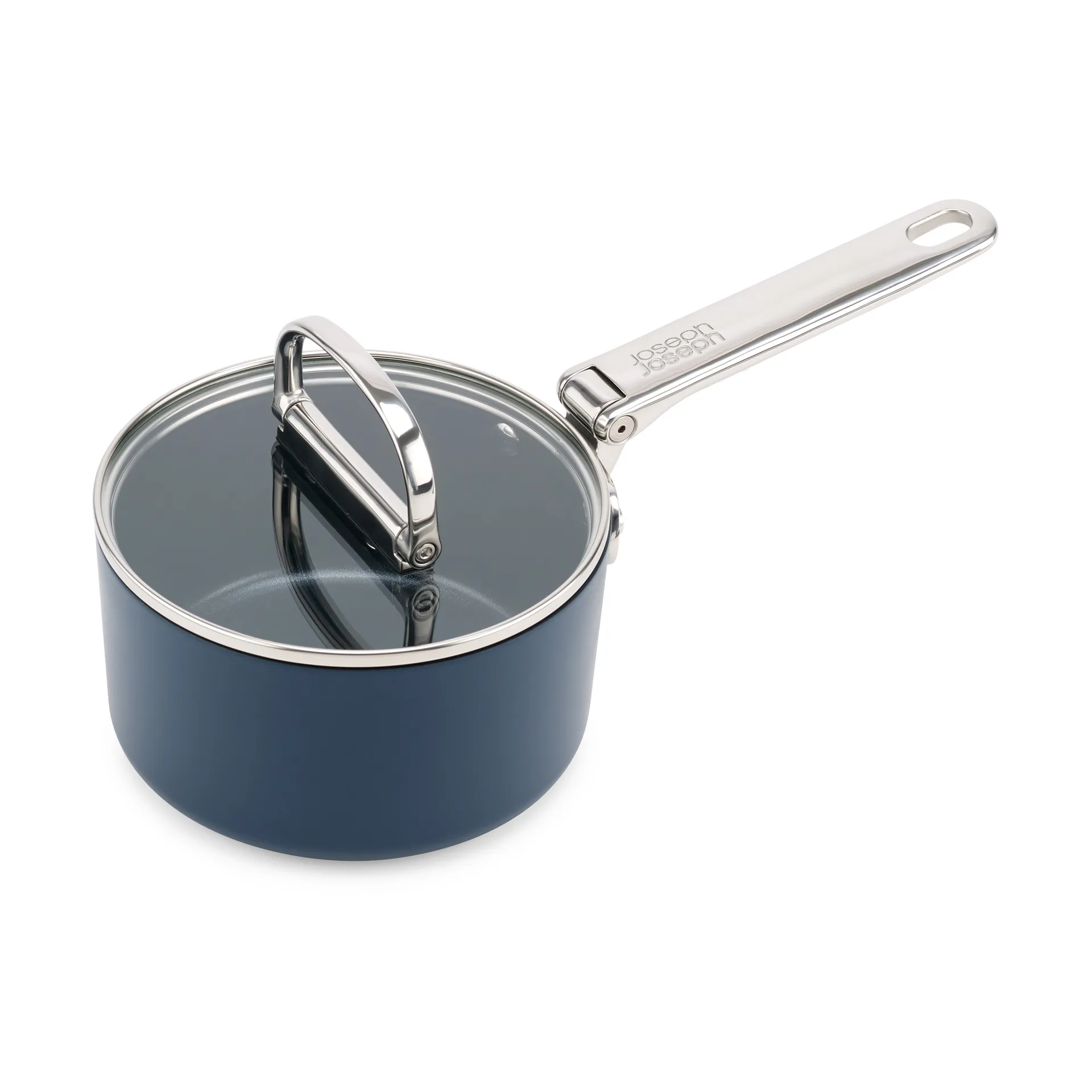 Space non-stick gryde med låg Ø15 cm, Blå Joseph Joseph