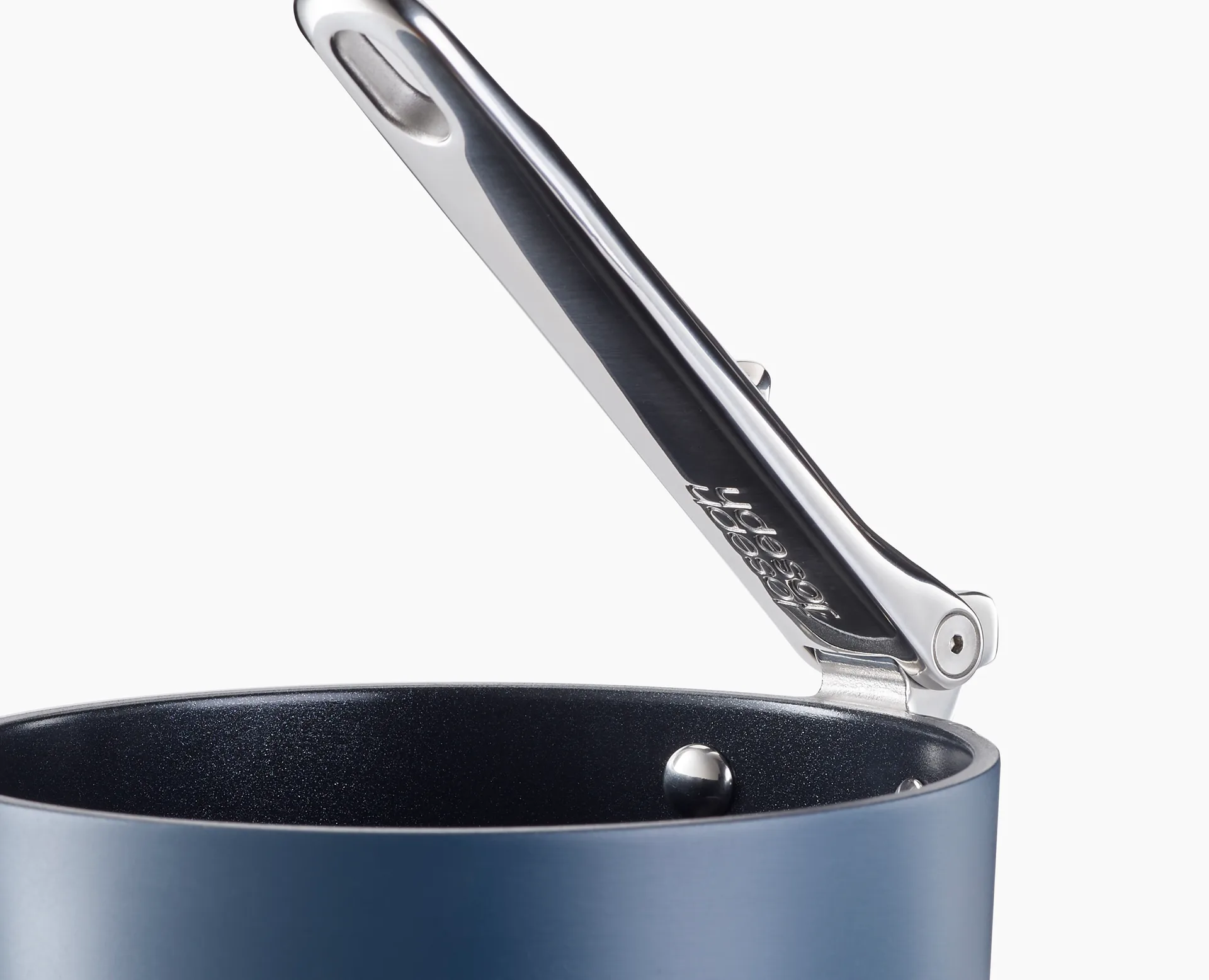 Space non stick gryde med låg Ø19 cm, Blå Joseph Joseph