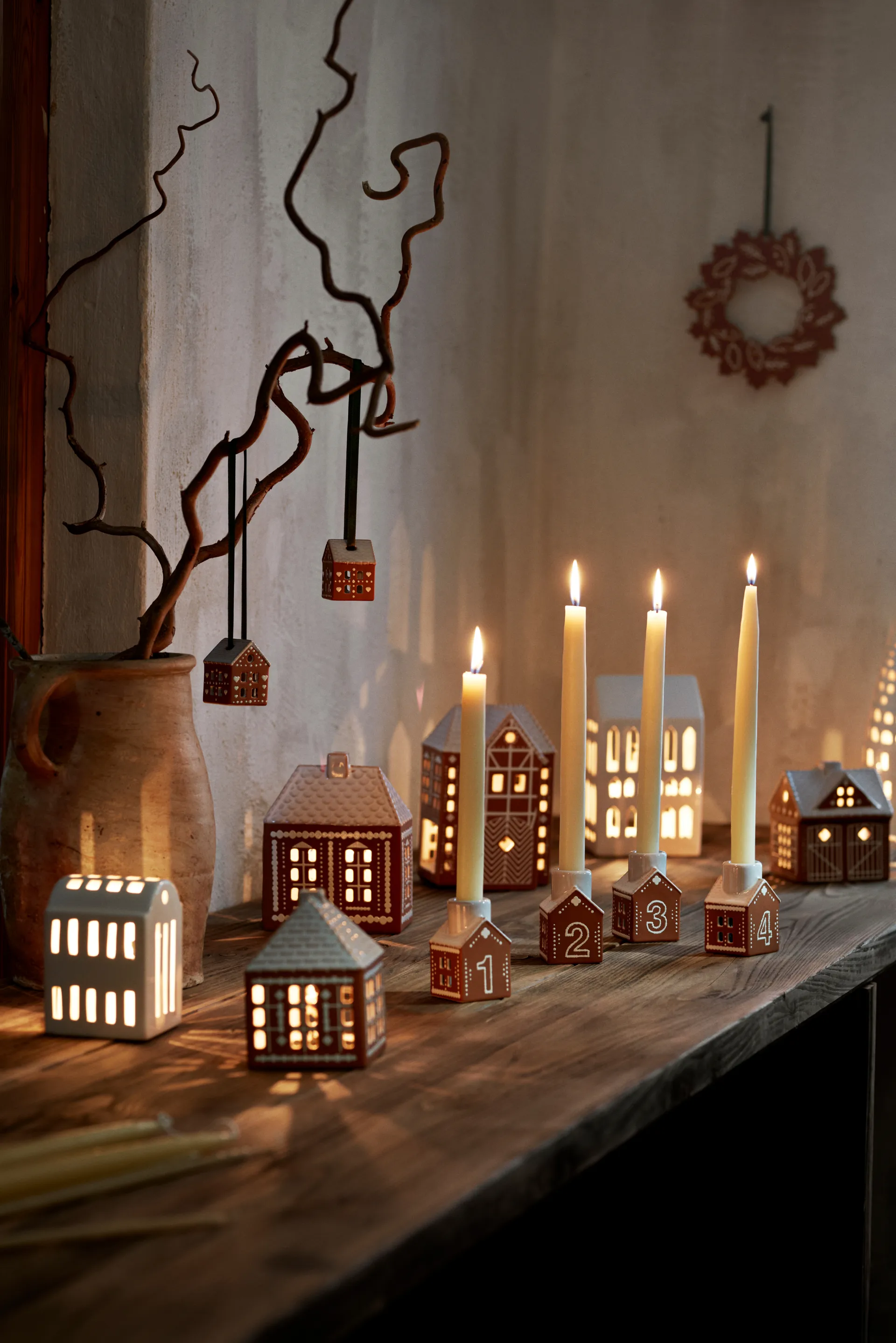 Gingerbread juleophæng 5 cm 2-pak, Brun Kähler