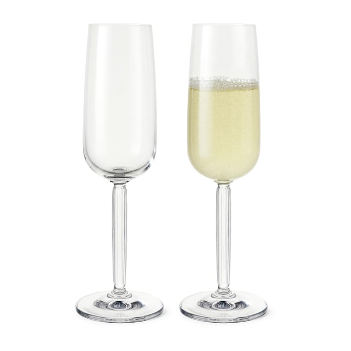 Hammershøi Champagneglas 24 cl 2-pak, Klar Kähler