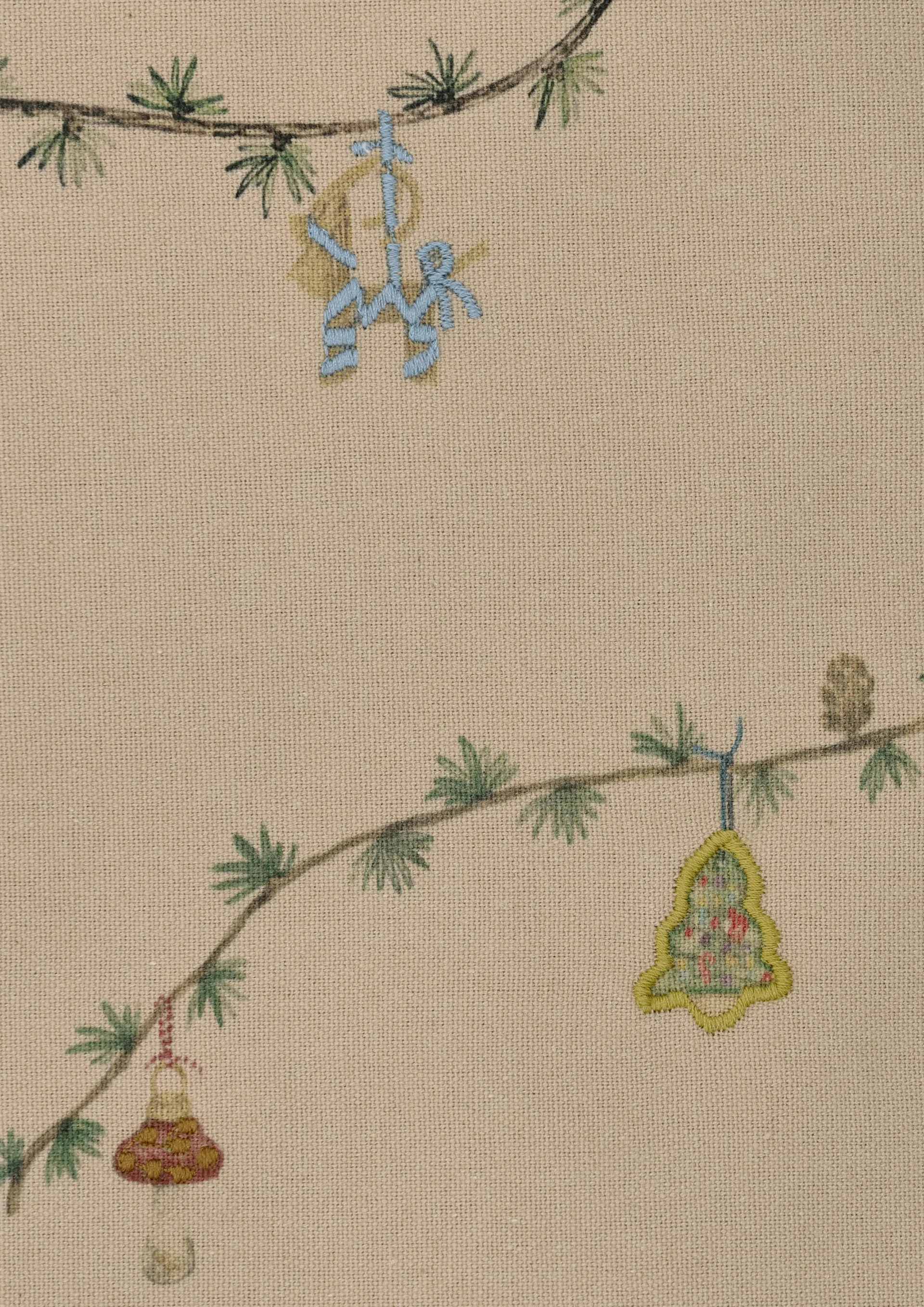 Hammershøi Christmas Dug beige, 150x270 cm Kähler