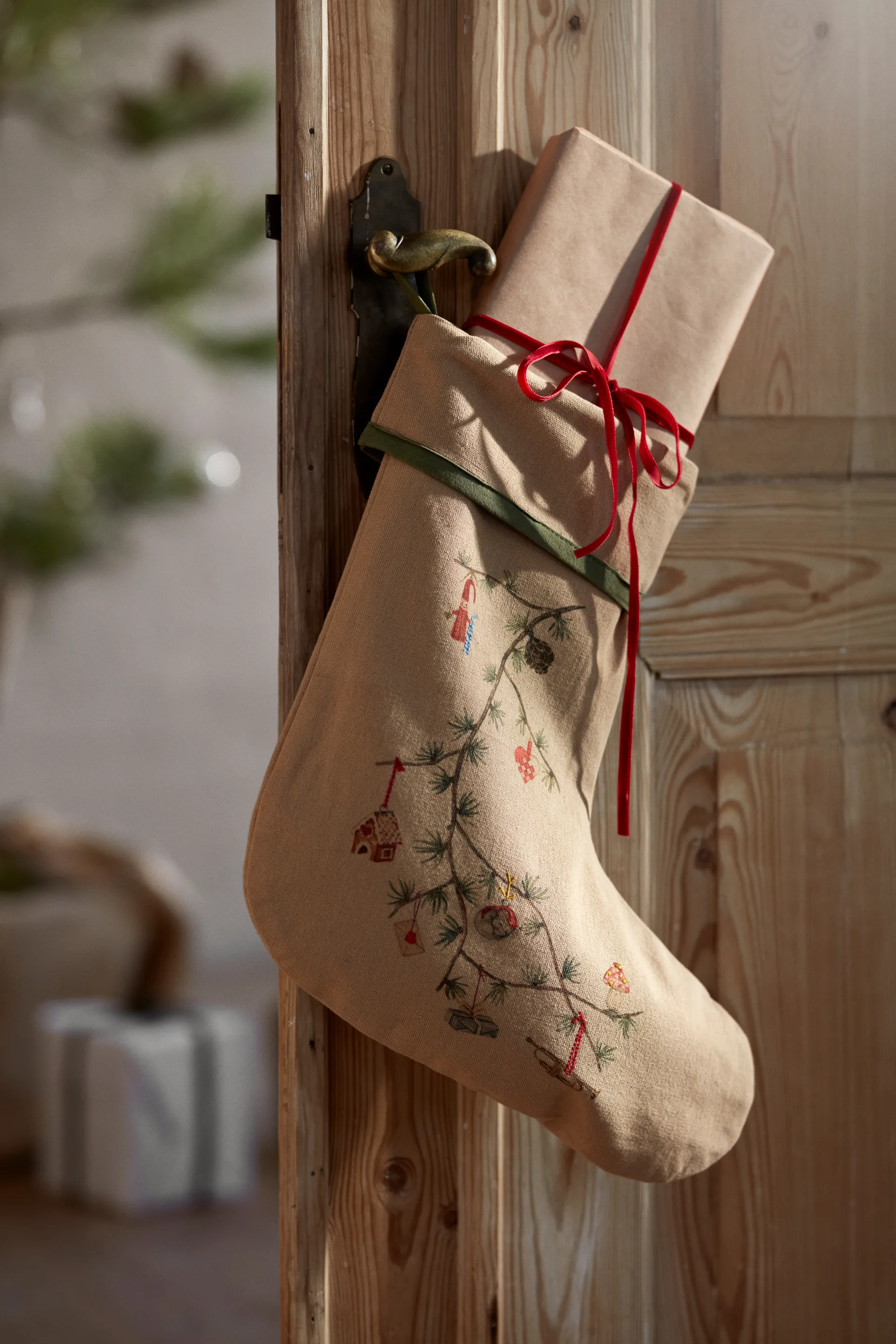 Hammershøi Christmas Julestrømpe, Beige Kähler
