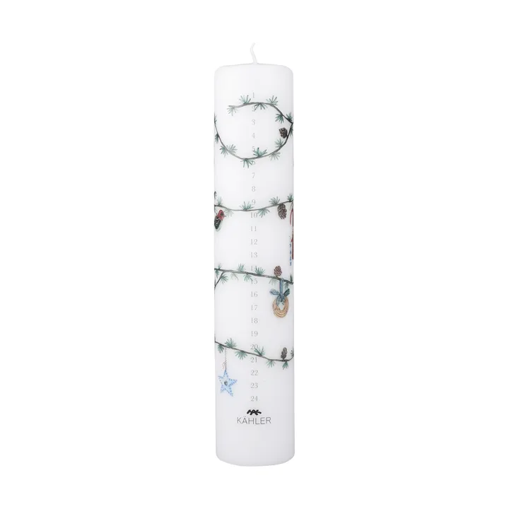 Hammershøi Christmas kalenderlys Ø5 cm - 2026 - Kähler