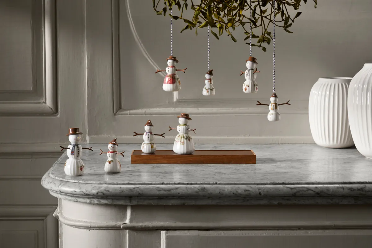 Hammershøi Christmas snemand, Hvid Kähler