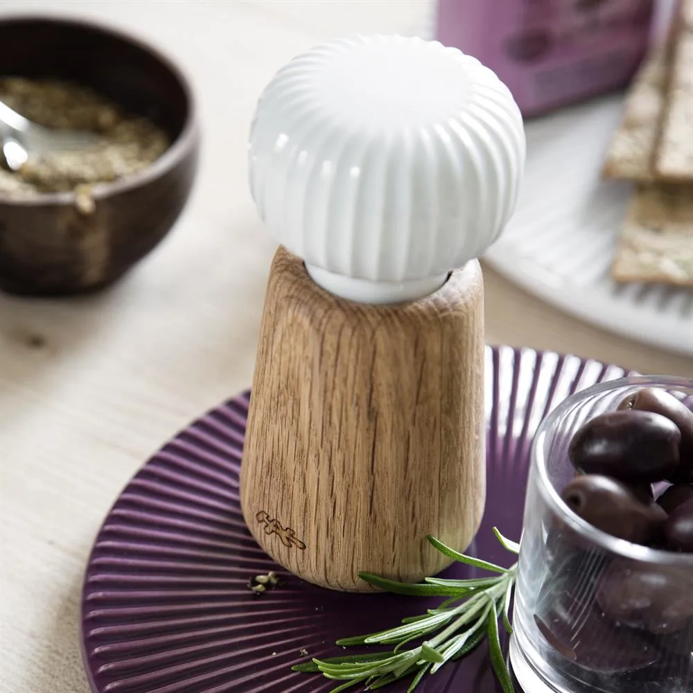 Hammershøi krydderikværn lille, hvid Kähler