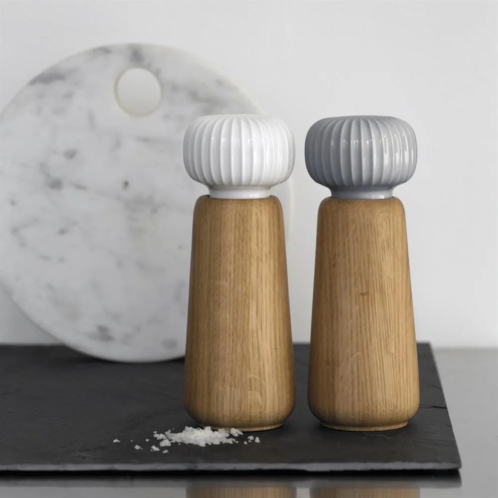 Hammershøi krydderikværn stor, Hvid, 18 cm Kähler