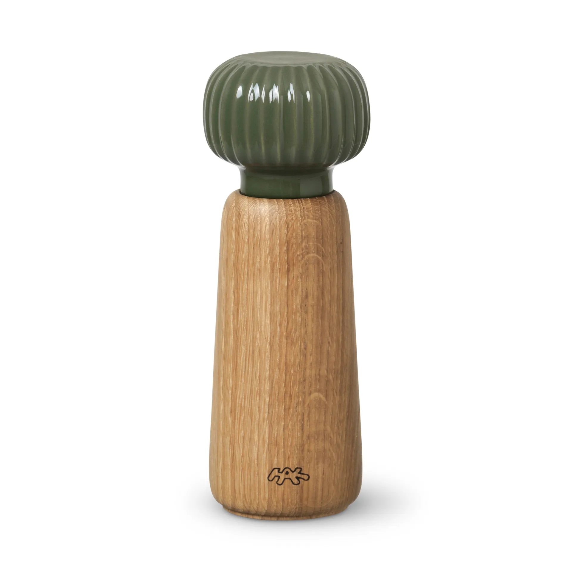 Kähler Hammershøi krydderikværn stor Mørkegrøn, 18 cm