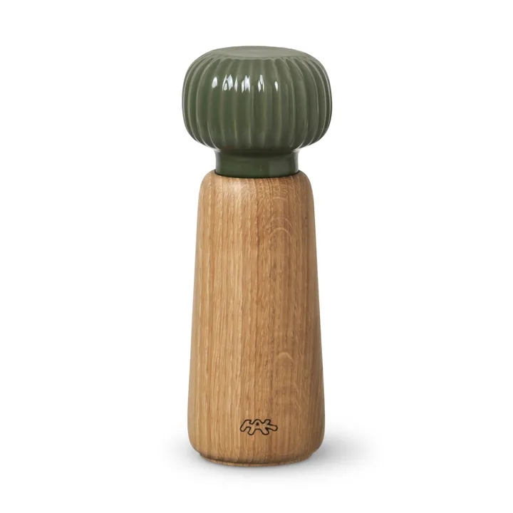 Hammershøi krydderikværn stor - Mørkegrøn, 18 cm - Kähler