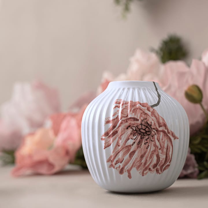 Hammershøi Poppy vase 13 cm, Hvid Kähler