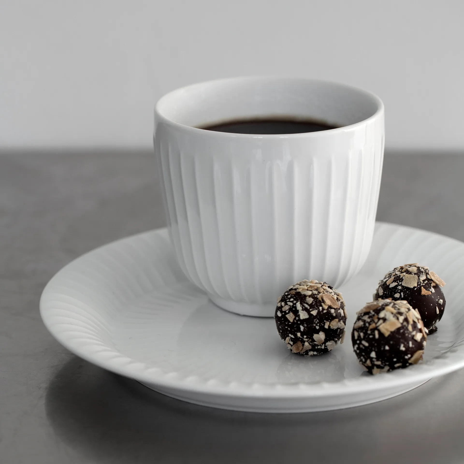 Hammershøi tallerken hvid, Ø 190 mm Kähler