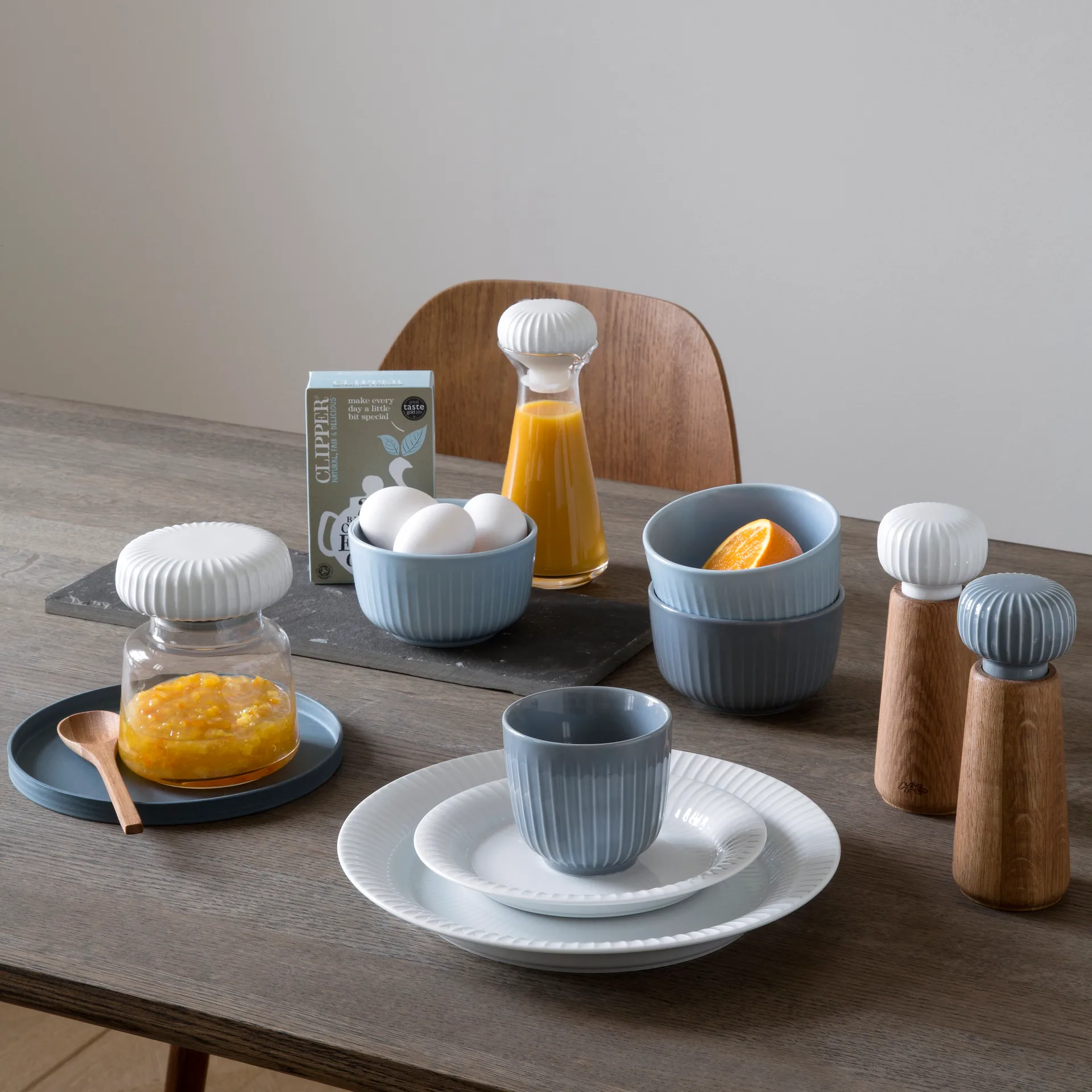 Hammershøi tallerken hvid, Ø 190 mm Kähler