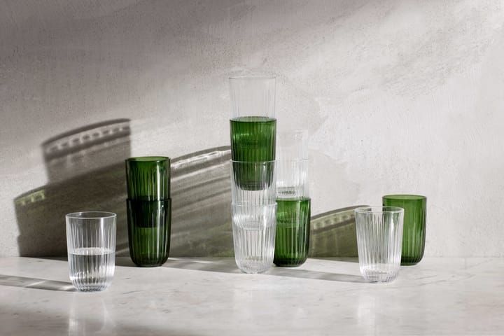 Hammershøi vandglas 37 cl 4-pak, Grøn Kähler