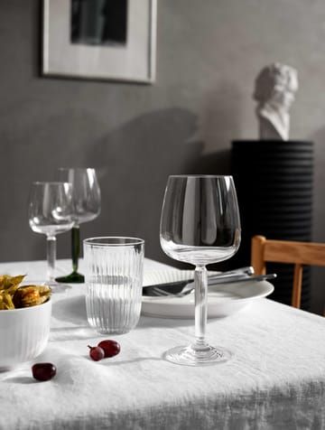 Hammershøi vandglas 37 cl 4-pak - Klar - Kähler