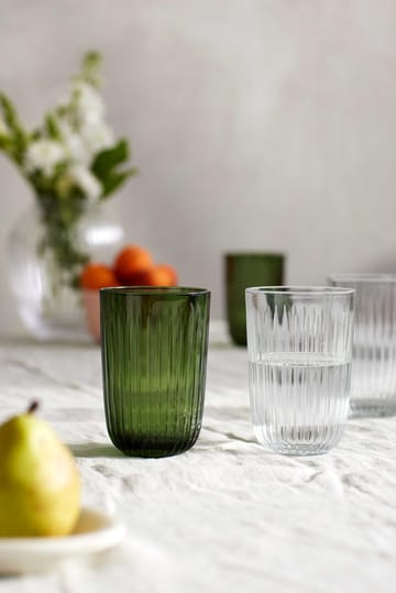 Hammershøi vandglas 37 cl 4-pak - Klar - Kähler