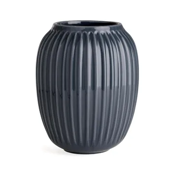 Hammershøi vase - Antracitgrå, mellem 21 cm - Kähler