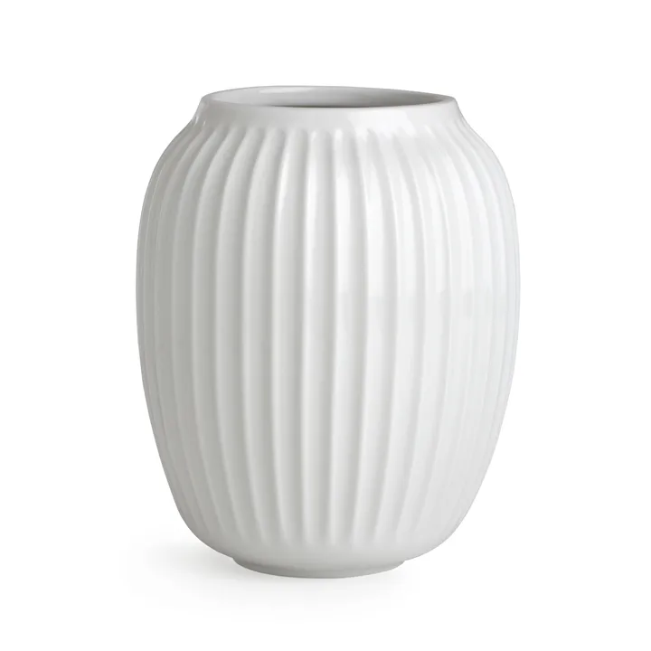 Hammershøi vase - Hvid, mellem 21 cm - Kähler