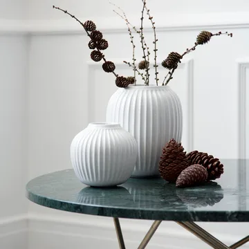 Hammershøi vase - Hvid, stor 25,5 cm - Kähler