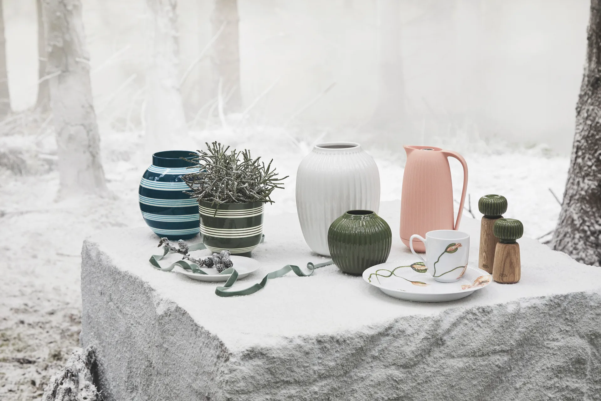 Hammershøi vase, Hvid, stor 25,5 cm Kähler