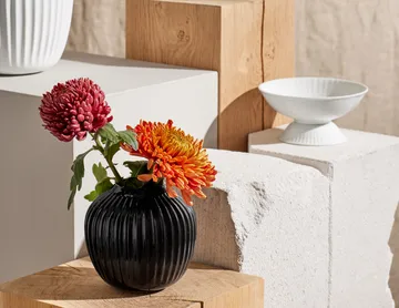 Hammershøi vase - Sort, lille 13 cm - Kähler