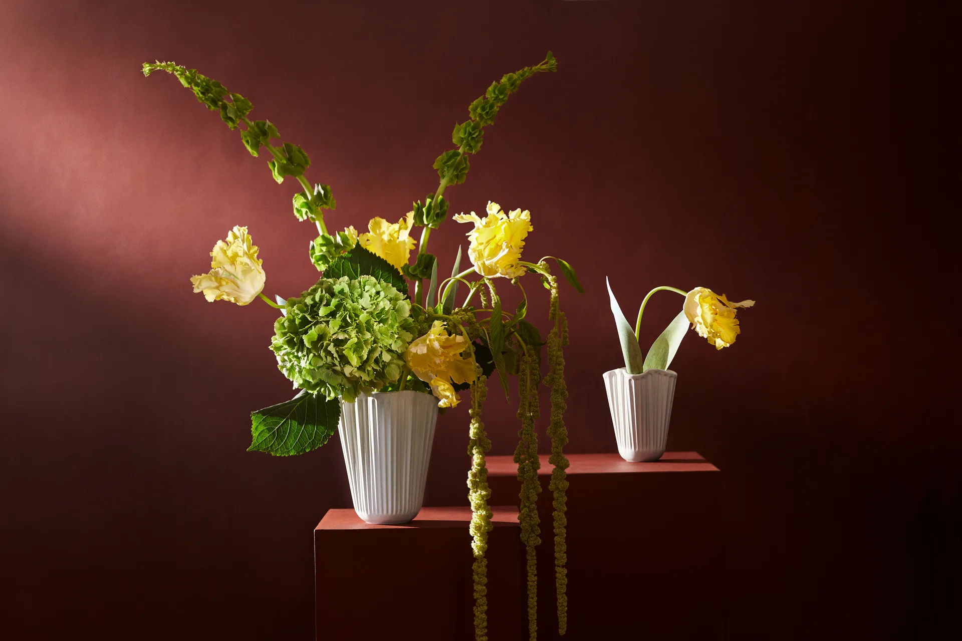 Hammershøi vase unfold, Hvid, 16,5 cm Kähler