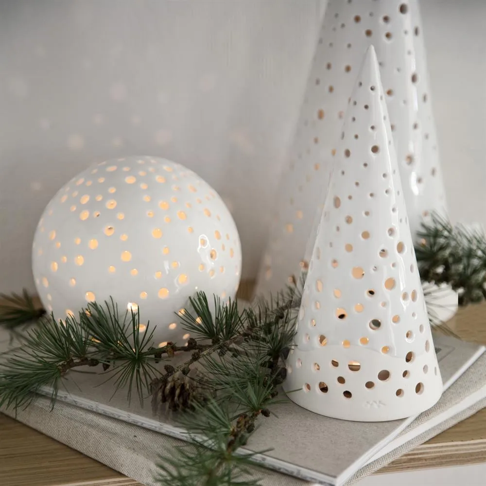 Nobili lysestage lille, snow white Kähler