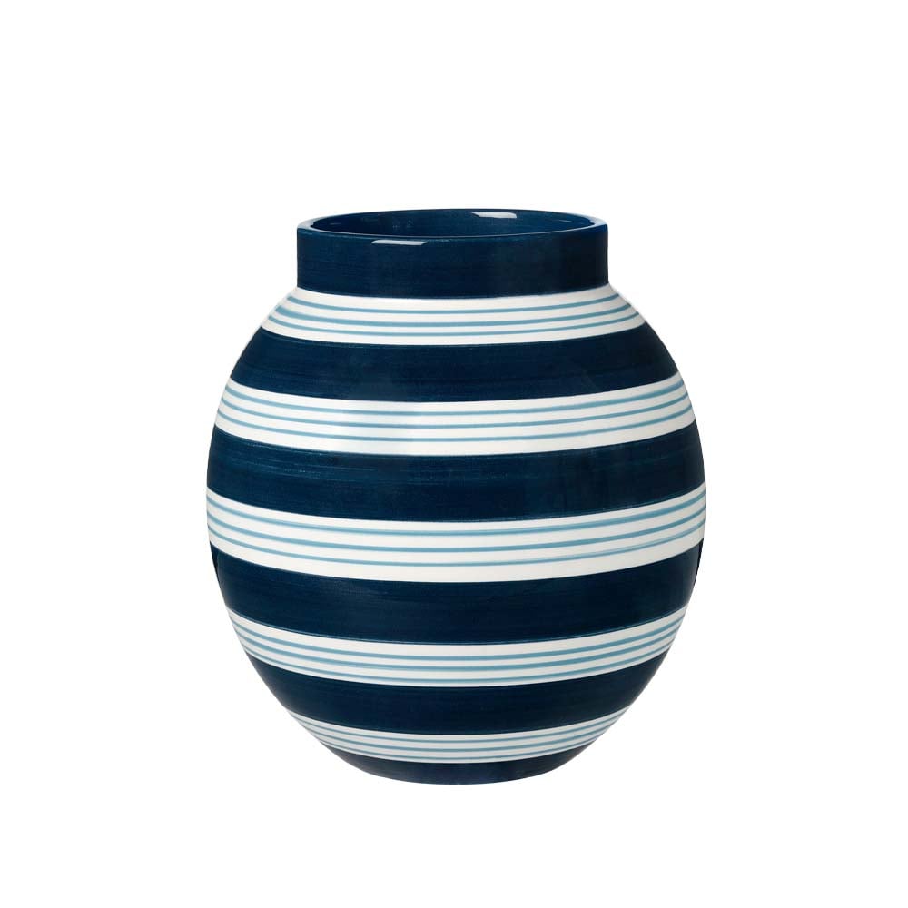 Kähler Omaggio Nuovo vase mørkeblå H20,5 cm