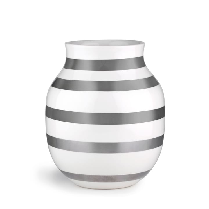 Omaggio vase sølv, mellem Kähler