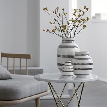 Omaggio vase sølv - stor - Kähler