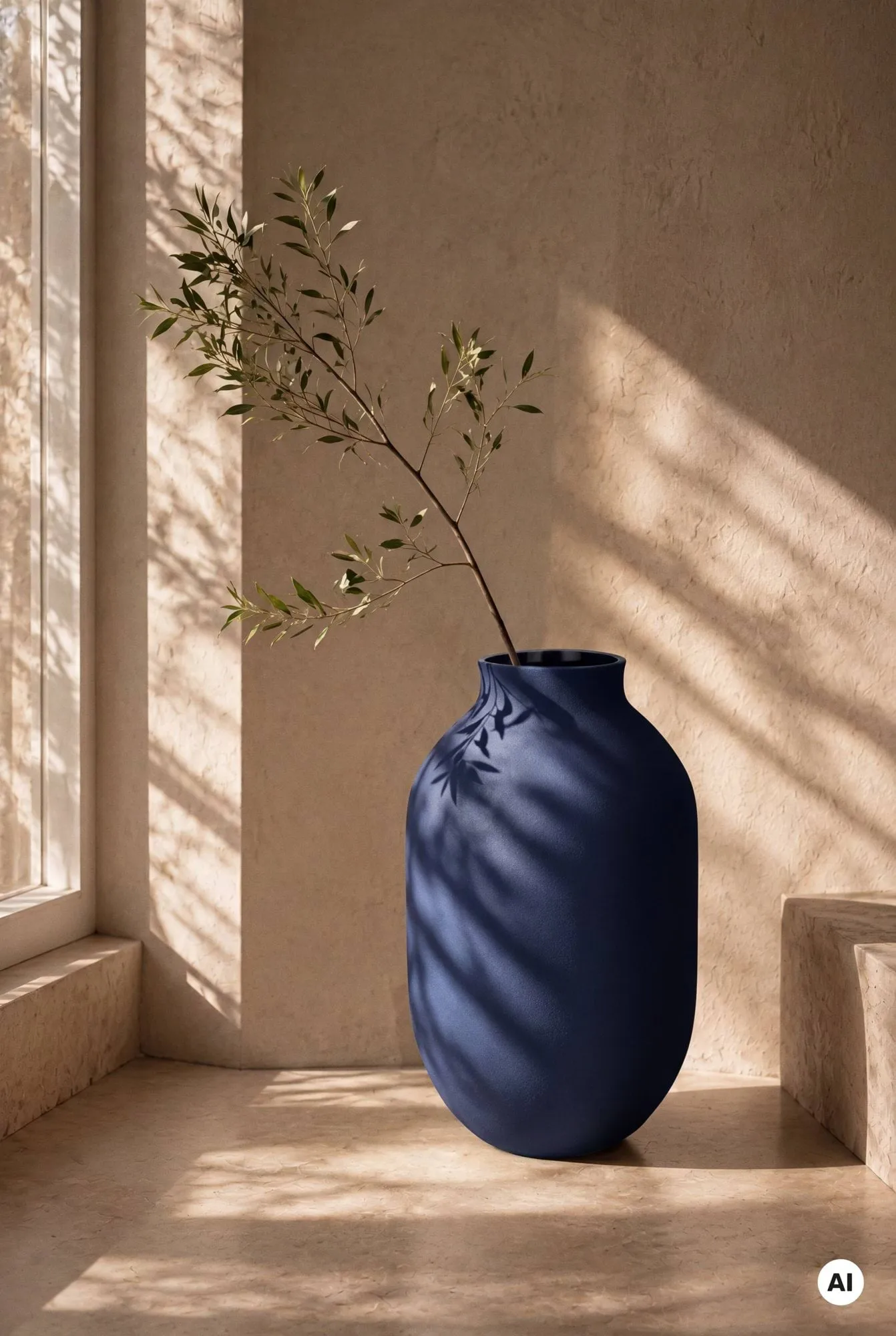 Studio Omaggio vase, Blå, 50 cm Kähler