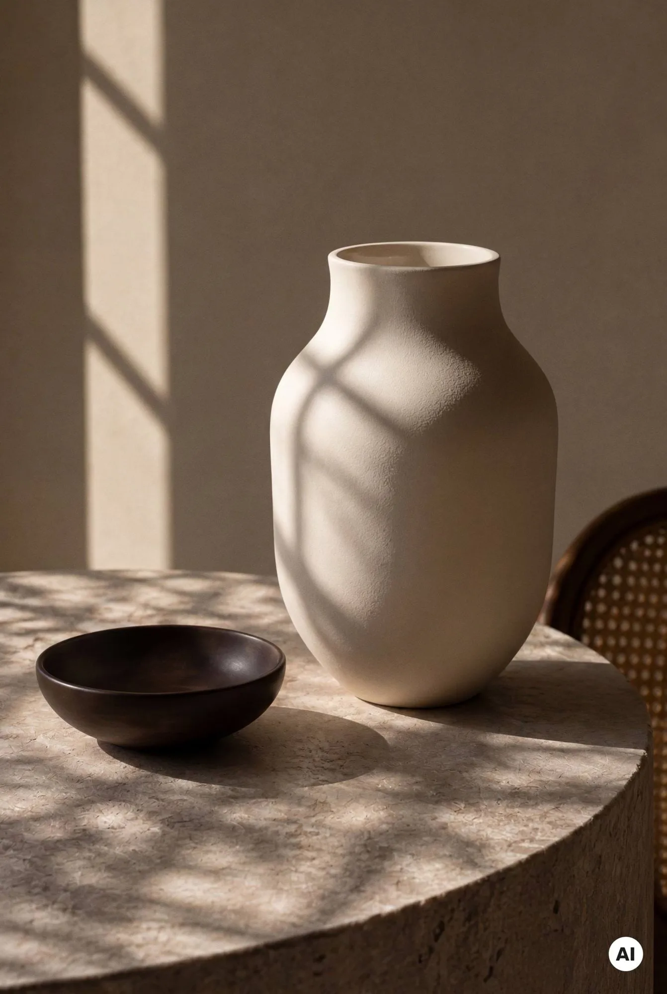Studio Omaggio vase, Sand, 31 cm Kähler