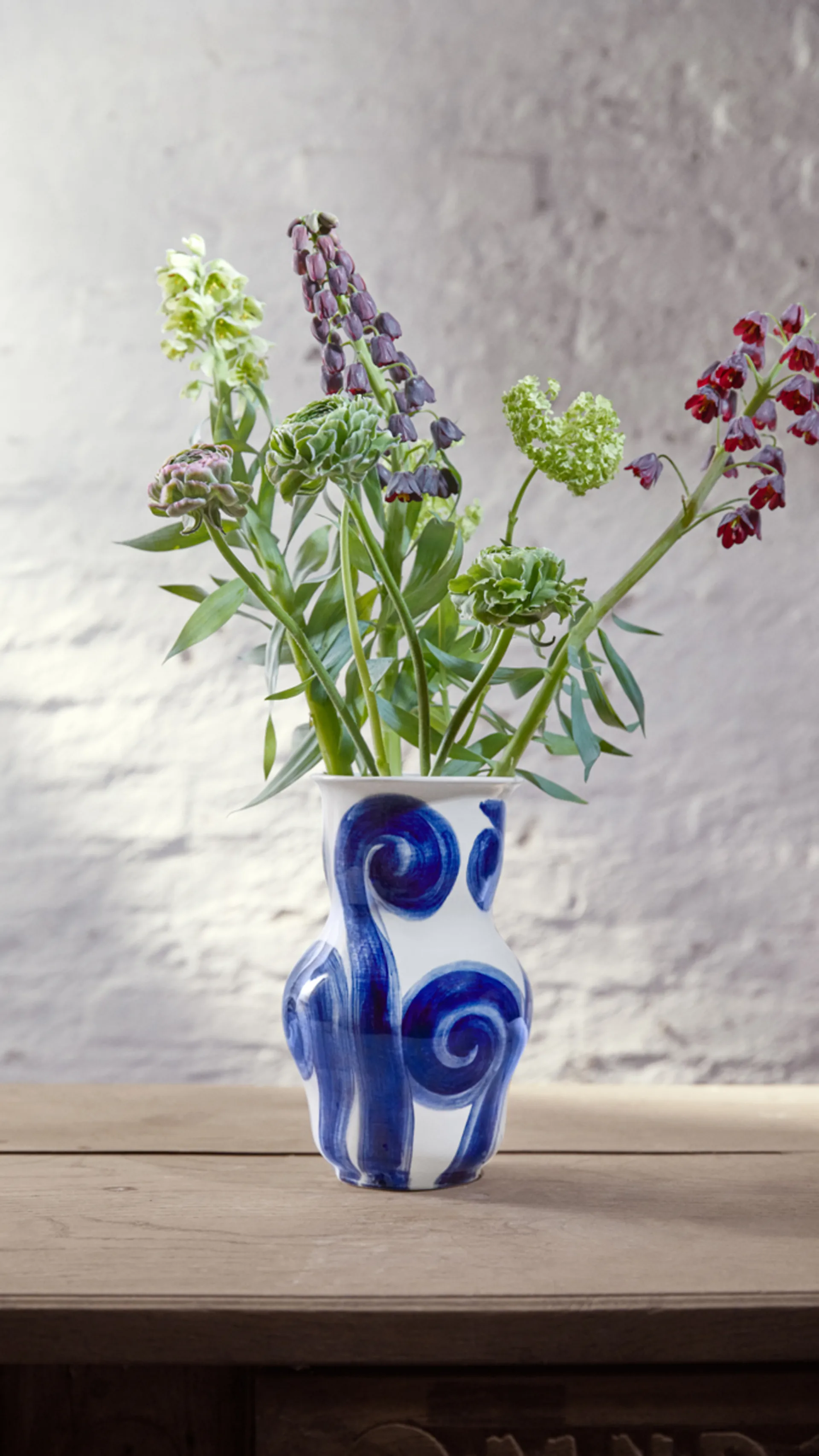 Tulle vase 22,5 cm, Blå Kähler