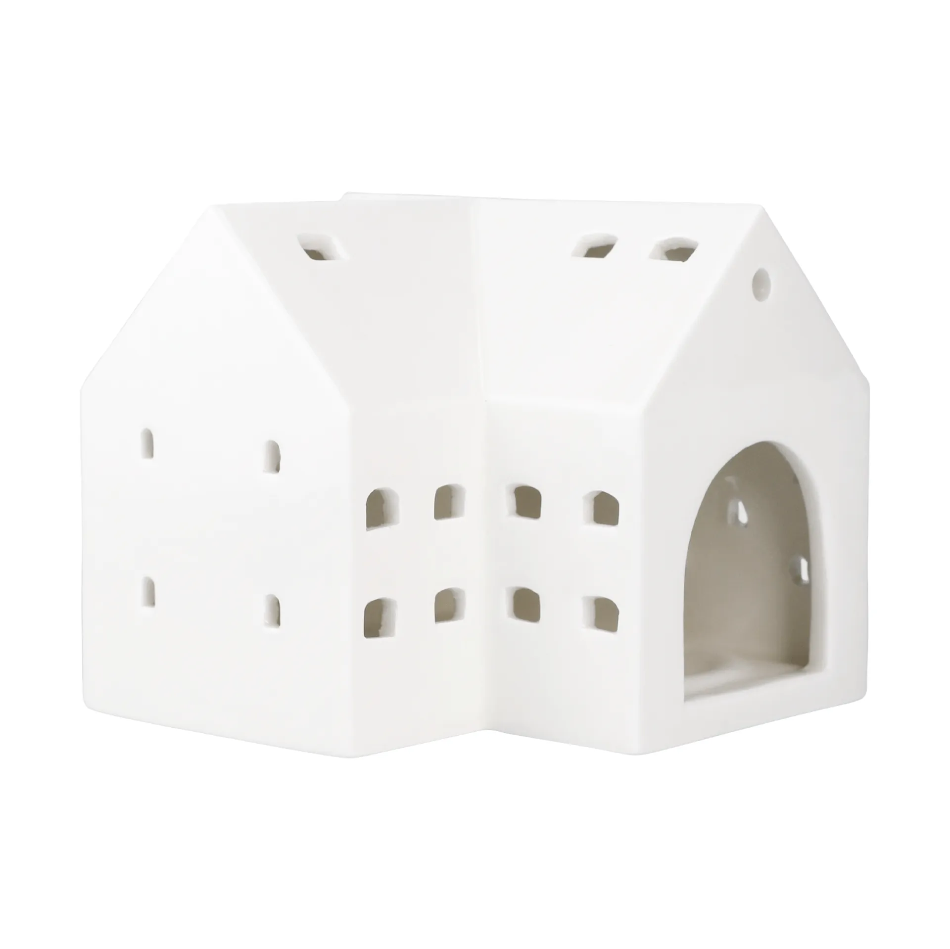 Kähler - Urbania lyshus Stald H10.5 cm hvid
