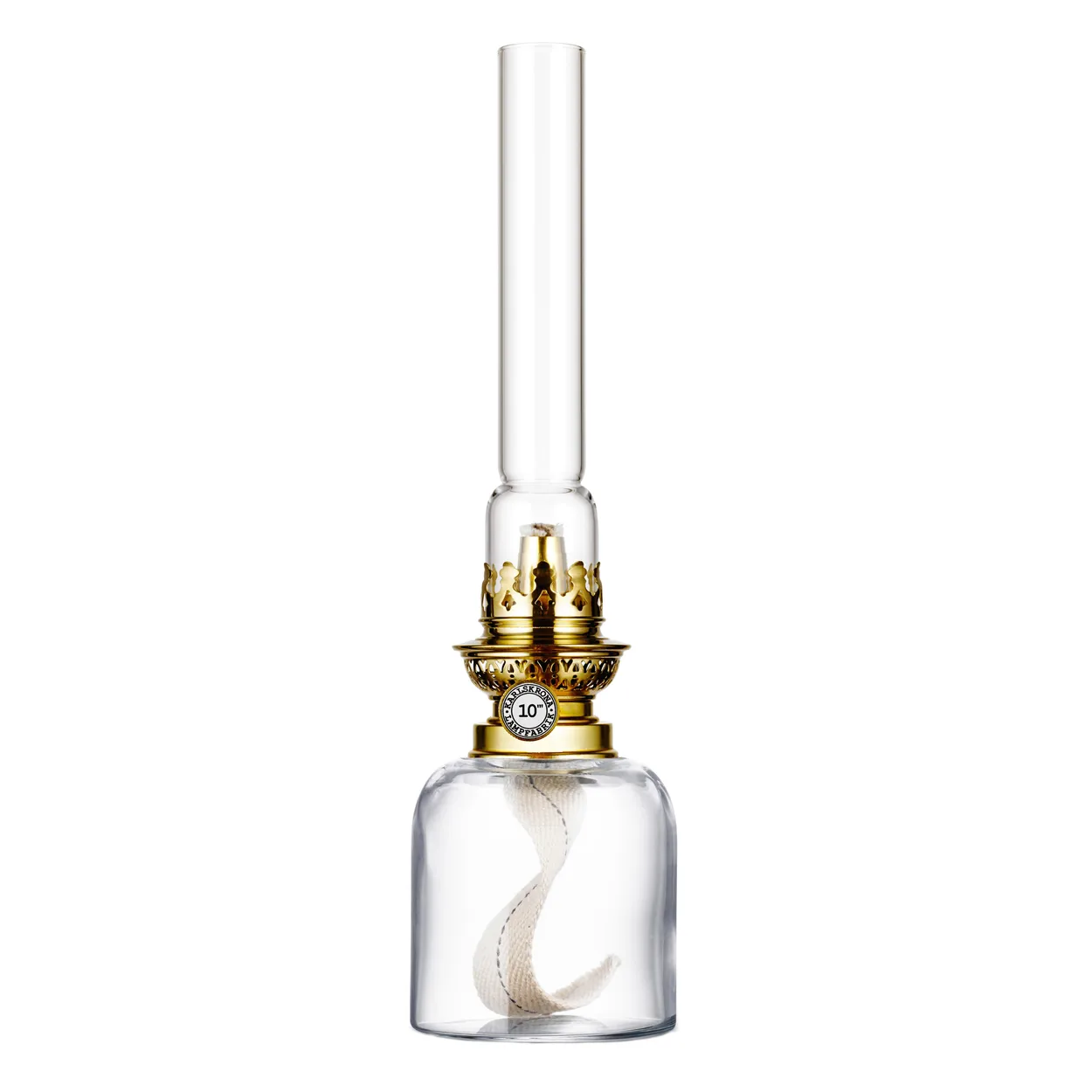 Karlskrona Lampfabrik Skeppsholmen petroleumslampe klar