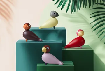 Kay Bojesen Årsfugl 2025 Bella - Creme-grå - Kay Bojesen Denmark