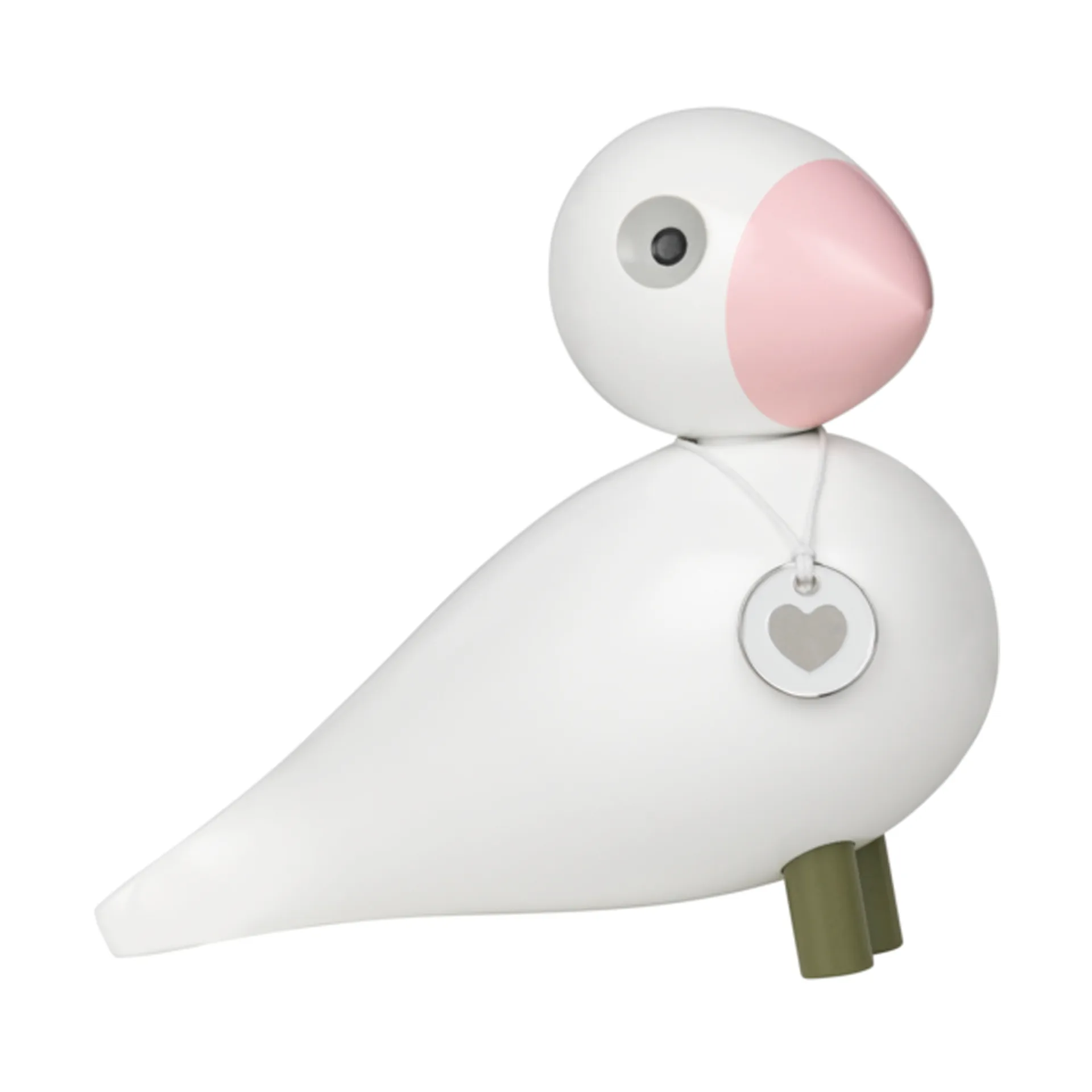 Kay Bojesen sangfugl Love, Hvid/Lyserød Kay Bojesen Denmark